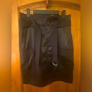 White House Black Market Utility Silk skirt size 0